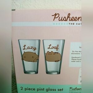 Pusheen pint glasses